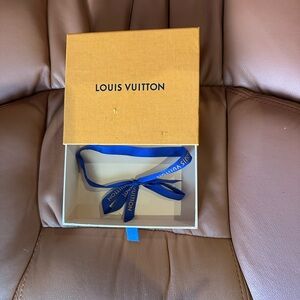 Authentic Louis Vuitton Empty Gift Box & Tie Set